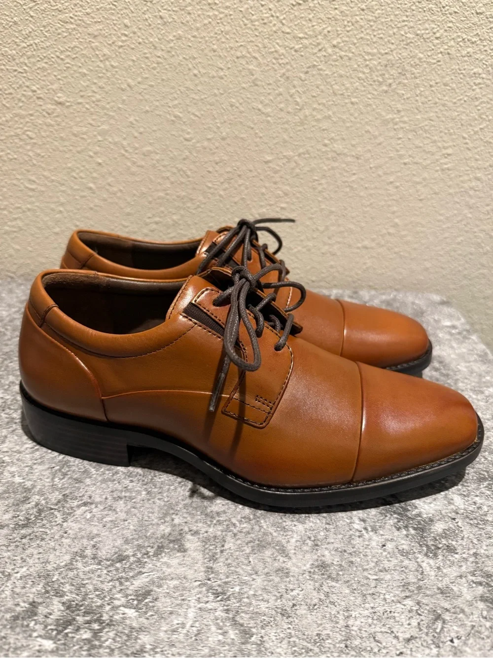 Johnston & Murphy Lancaster Cap Toe Leather Men’s Dress Shoe (NWOT) Size 7